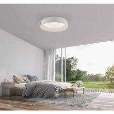 PAUL NEUHAUS JUST LIGHT LED stropní svítidlo průměr 40 bílé stmívatelné dálkovým ovladačem CCT 2700-5000K LD 14215-16