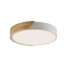 PAUL NEUHAUS JUST LIGHT LED stropní svítidlo kruhové bílé dřevodekor nadčasový design 3000K LD 14288-16