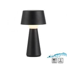 PAUL NEUHAUS JUST LIGHT LED stolní lampa na baterie černá dotykový stmívač IP54 USB vnitřní i venkovní použití 3000K LD 19260-18