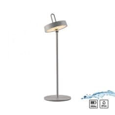 PAUL NEUHAUS JUST LIGHT LED stolní lampa na baterie mobilní dotykový stmívač ochrana proti stříkající vodě USB 2700K LD 19310-40