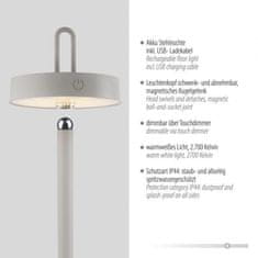 PAUL NEUHAUS JUST LIGHT LED stojací lampa na baterie mobilní stmívatelné dotykem IP44 paměťová funkce 2700K LD 19311-40