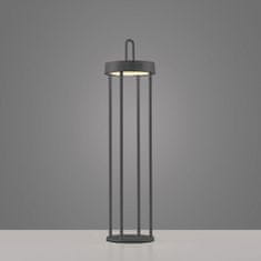 PAUL NEUHAUS JUST LIGHT LED stolní lampa na baterie černá 50cm dotykový stmívač IP44 zahradní svítidlo 2700K LD 19301-18