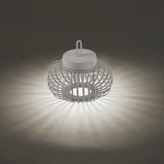 PAUL NEUHAUS JUST LIGHT LED stolní lampa průměr 25cm moblní na baterie USB IP44 stmívatelné dotykem 2700K LD 19303-40