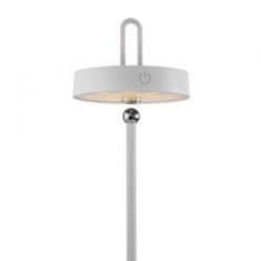 PAUL NEUHAUS JUST LIGHT LED stolní lampa bílá na baterie dotykový stmívač ochrana proti stříkající vodě USB 2700K LD 19310-16