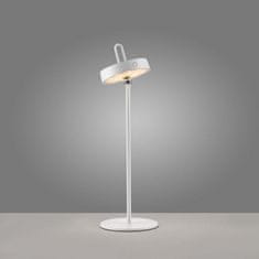 PAUL NEUHAUS JUST LIGHT LED stolní lampa bílá na baterie dotykový stmívač ochrana proti stříkající vodě USB 2700K LD 19310-16