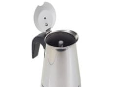 Verk 07008 Moka konvice 9 - 450 ml - stříbrná