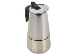 Verk 07008 Moka konvice 9 - 450 ml - stříbrná