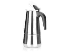 Verk 07008 Moka konvice 9 - 450 ml - stříbrná