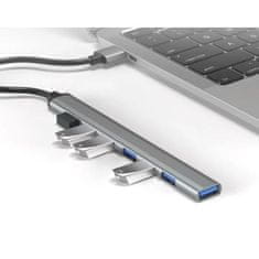 ISO USB HUB - 1 port 3.2 + 6 portů 2.0 Izoxis 24374