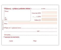 Baloušek Univerzální příjmový - výdajový pokladní doklad A6 eko