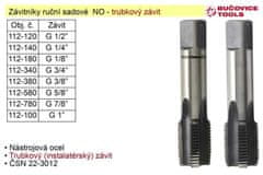 Bučovice Tools a.s. Závitníky ruční sadové G1/2" NO trubkový závit