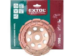 Extol Industrial  kotouč diamantový brusný dvouřadý, O 150x22,2mm