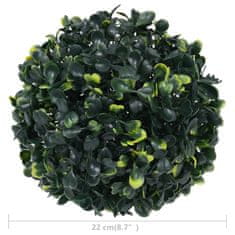 Vidaxl Umělé buxus koule 2 ks 22 cm