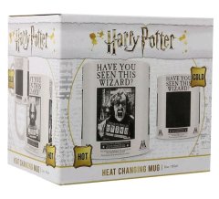 CurePink Proměňovací keramický hrnek Harry Potter: Wanted Sirius Black (objem 315 ml)