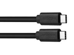 Avacom Datový a nabíjecí kabel USB Type-C - USB Type-C, 100cm, černá