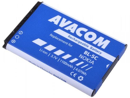 Avacom Baterie do mobilu Nokia 6230, N70, Li-Ion 3,7V 1100mAh (náhrada BL-5C)