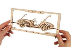 UGEARS 3D puzzle Roadster MK3 2,5D 62 dílků