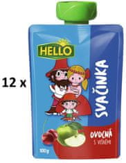 Hello Ovocná svačinka s višněmi 12x100g