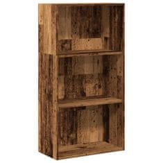 Vidaxl Knihovna old wood 60 x 30 x 114 cm kompozitní dřevo