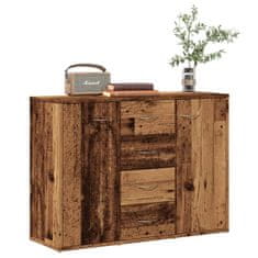 shumee vidaXL Příborník old wood 88 x 30 x 64 cm kompozitní dřevo