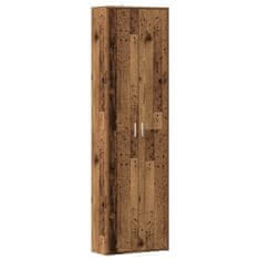 shumee vidaXL Skříň do předsíně old wood 55 x 25 x 189 cm kompozitní dřevo