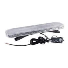 Stualarm LED rampa 834mm, modrá, 12-24V, ECE R65 (sre-54-834bl)