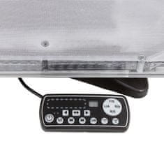 Stualarm LED rampa 834mm, modrá, 12-24V, ECE R65 (sre-54-834bl)