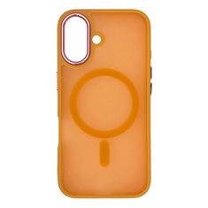 OEM Obal na iPhone 16 6.1" Fashion Matte MagSafe Oranžový