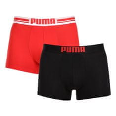 Puma 2PACK pánské boxerky vícebarevné (651003001 786) - velikost L