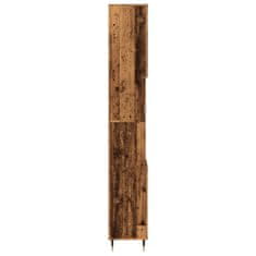 Vidaxl Koupelnová skříňka old wood 30 x 30 x 190 cm kompozitní dřevo