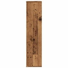 Vidaxl Knihovna old wood 50 x 25 x 104 cm kompozitní dřevo