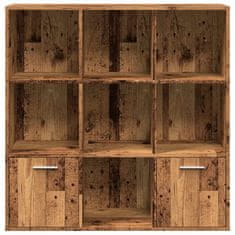 Vidaxl Knihovna old wood 98 x 29 x 97,5 cm kompozitní dřevo