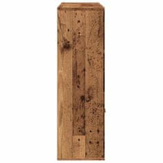 Vidaxl Knihovna old wood 98 x 29 x 97,5 cm kompozitní dřevo