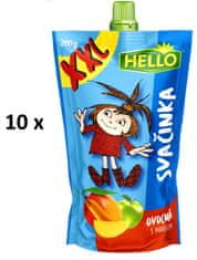 Hello ovocná svačinka XXL s mangem 10 x 200 g