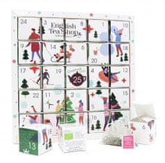 English Tea Shop Adventní kalendář Puzzle bílé BIO 25 pyramidek