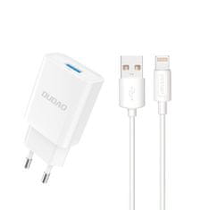 shumee USB-A 2.1A 10W nástěnná nabíječka s kabelem pro iPhone USB-A - Lightning white