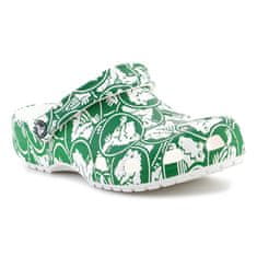 Crocs Dřeváky zelené 45 EU Classic Duke Print Clog