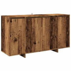 Vidaxl Příborník old wood 135 x 41 x 75 cm kompozitní dřevo