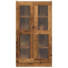 Vidaxl Skříň old wood 82,5 x 30,5 x 150 cm kompozitní dřevo