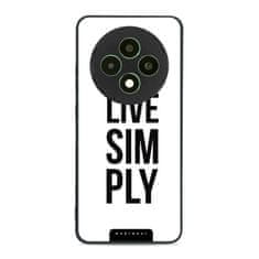 Mobiwear Lesklý kryt Glossy - Oppo Reno12 FS 5G - G070G Live simply