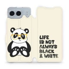 Mobiwear Knížkové flip pouzdro - OnePlus Nord 4 5G - M041S Panda - life is not