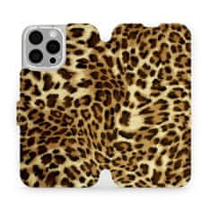 Mobiwear Knížkové flip pouzdro - Apple iPhone 16 Pro Max - VA33P Leopardí vzor