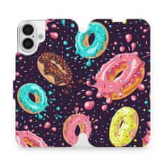 Mobiwear Knížkové flip pouzdro - Apple iPhone 16 Plus - VP19S Donutky