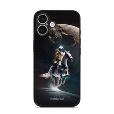 Mobiwear Lesklý kryt Glossy - Apple iPhone 16 - G004G Astronaut na koni