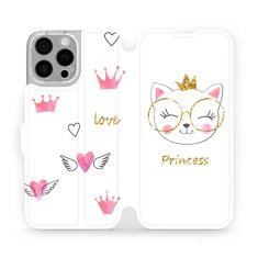 Mobiwear Knížkové flip pouzdro - Apple iPhone 16 Pro Max - MH03S Kočička princess