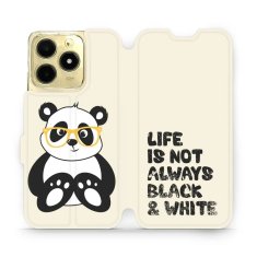 Mobiwear Knížkové flip pouzdro - Realme C61 - M041S Panda - life is not