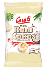 Casali Casali Kuličky z bílé čokolády Rum Kokos 100g