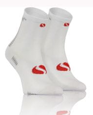 Sesto Senso Ponožky Sesto Senso SKB_01 White/Red 35-38