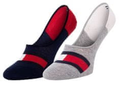 Tommy Hilfiger Ponožky Tommy Hilfiger 2Pack 394001001 Navy Blue/Red/Grey/White 27-30