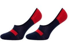 Tommy Hilfiger Ponožky Tommy Hilfiger 2Pack 394001001 Navy Blue/Red/Grey/White 27-30